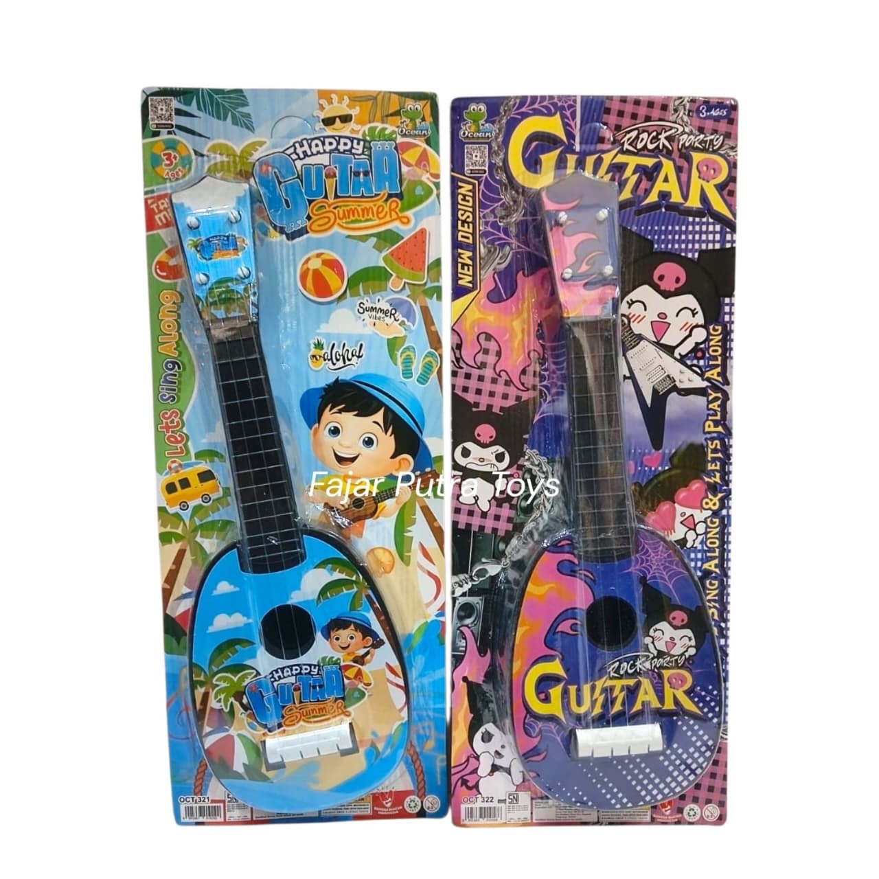 Mainan Alat Musik Gitar Summer Kuromi OCT 321/322