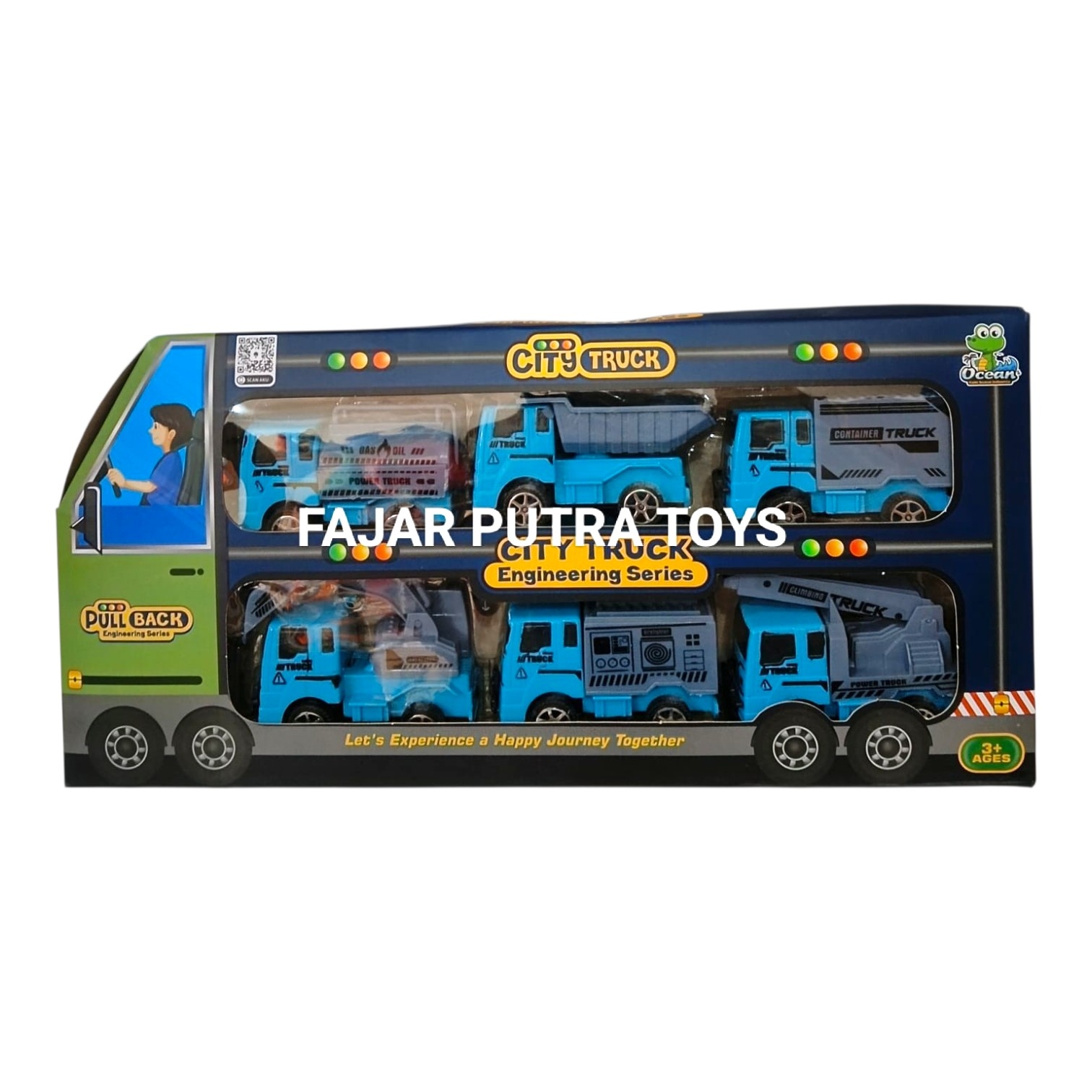 Mainan City Truck 6 Pcs OCT 6397
